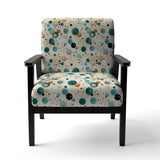 Bohemian Flair Polka Dots Pattern - Modern Accent Slipper Chair