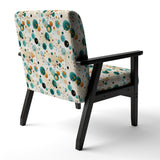 Bohemian Flair Polka Dots Pattern - Modern Accent Slipper Chair