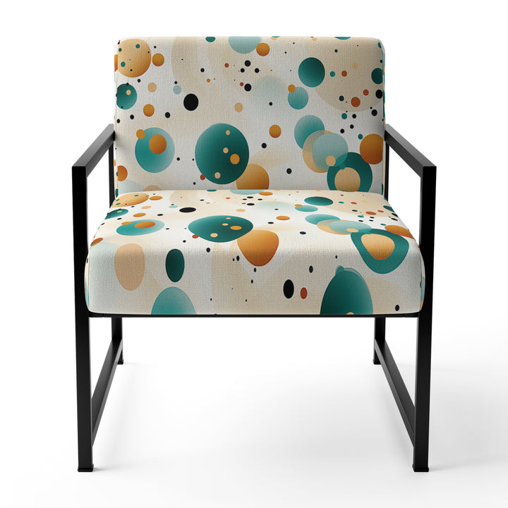 Bohemian Flair Polka Dots Pattern - Modern Accent Slipper Chair