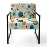Bohemian Flair Polka Dots Pattern - Modern Accent Slipper Chair