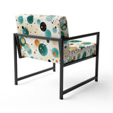 Bohemian Flair Polka Dots Pattern - Modern Accent Slipper Chair