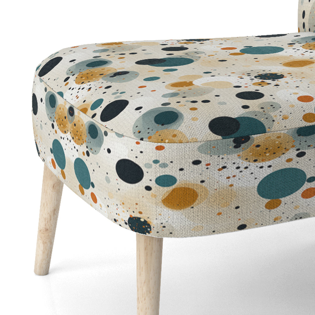 Industrial Chic Polka Dots Pattern - Modern Arm Chair