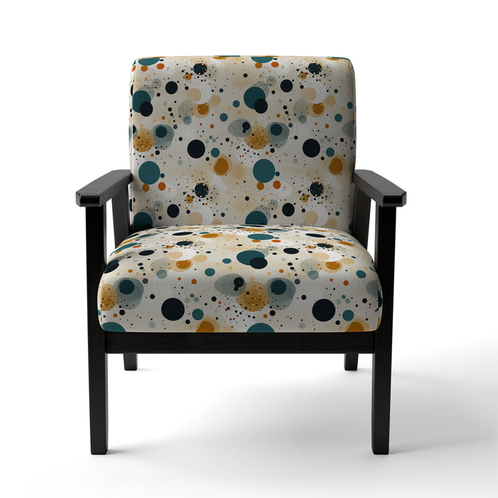 Industrial Chic Polka Dots Pattern - Modern Arm Chair