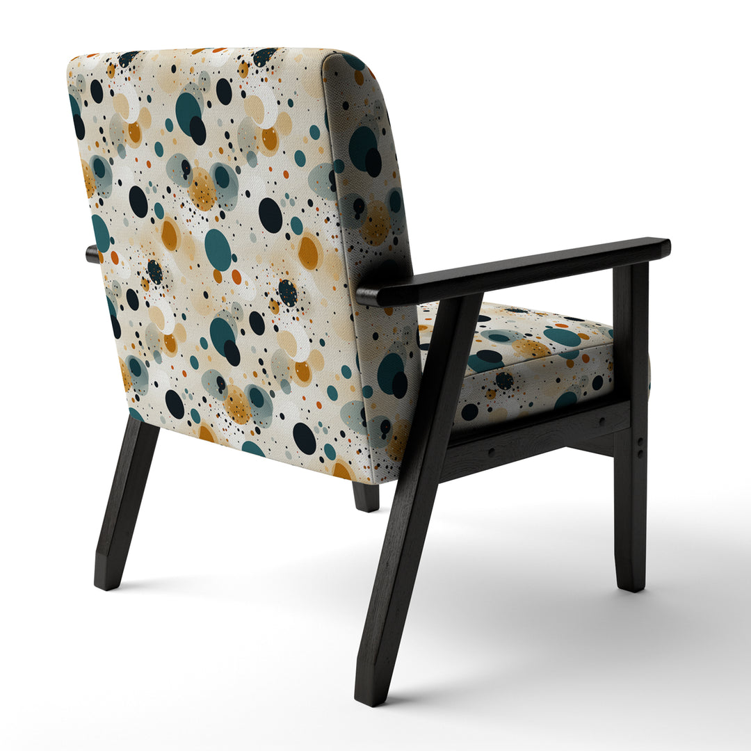 Industrial Chic Polka Dots Pattern - Modern Arm Chair