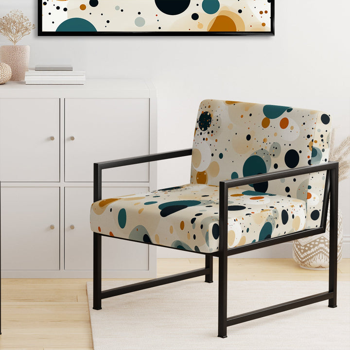 Industrial Chic Polka Dots Pattern - Modern Arm Chair
