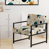 Industrial Chic Polka Dots Pattern - Modern Arm Chair
