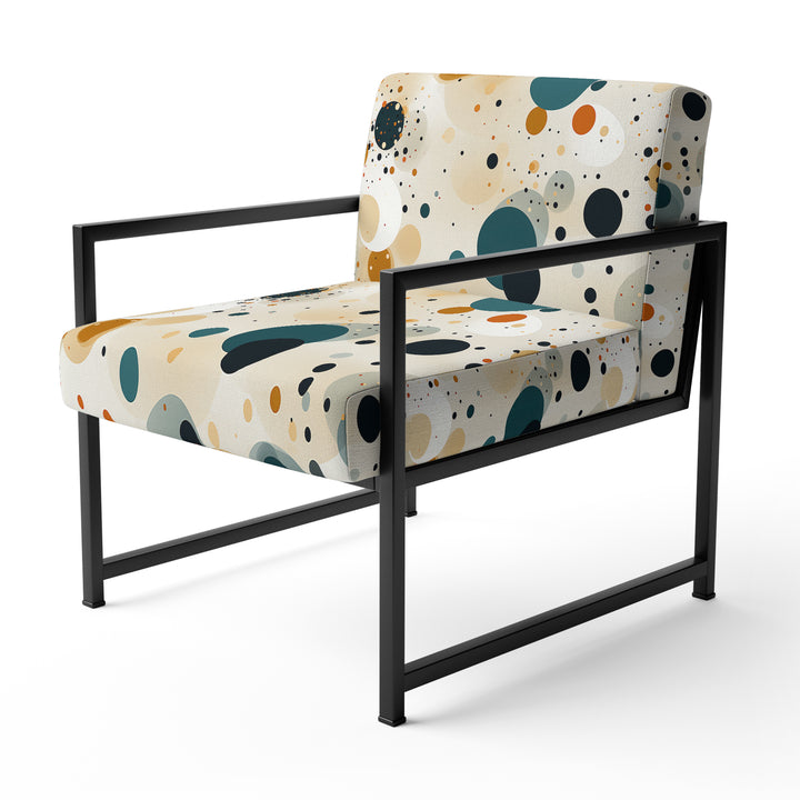 Industrial Chic Polka Dots Pattern - Modern Arm Chair