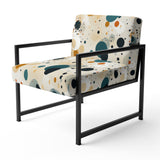 Industrial Chic Polka Dots Pattern - Modern Arm Chair