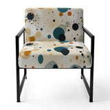 Industrial Chic Polka Dots Pattern - Modern Arm Chair
