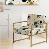 Industrial Chic Polka Dots Pattern - Modern Arm Chair