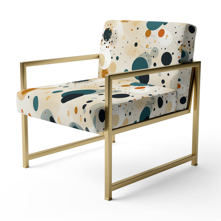 Industrial Chic Polka Dots Pattern - Modern Arm Chair