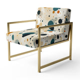 Industrial Chic Polka Dots Pattern - Modern Arm Chair