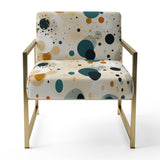 Industrial Chic Polka Dots Pattern - Modern Arm Chair