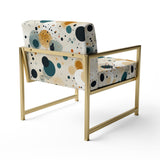 Industrial Chic Polka Dots Pattern - Modern Arm Chair