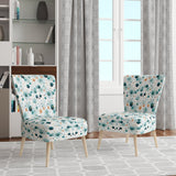 Mystic Enchantment Polka Dots Pattern - Modern Accent Side Chair
