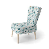 Mystic Enchantment Polka Dots Pattern - Modern Accent Side Chair