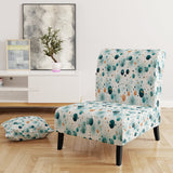 Mystic Enchantment Polka Dots Pattern - Modern Accent Side Chair