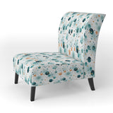 Mystic Enchantment Polka Dots Pattern - Modern Accent Side Chair