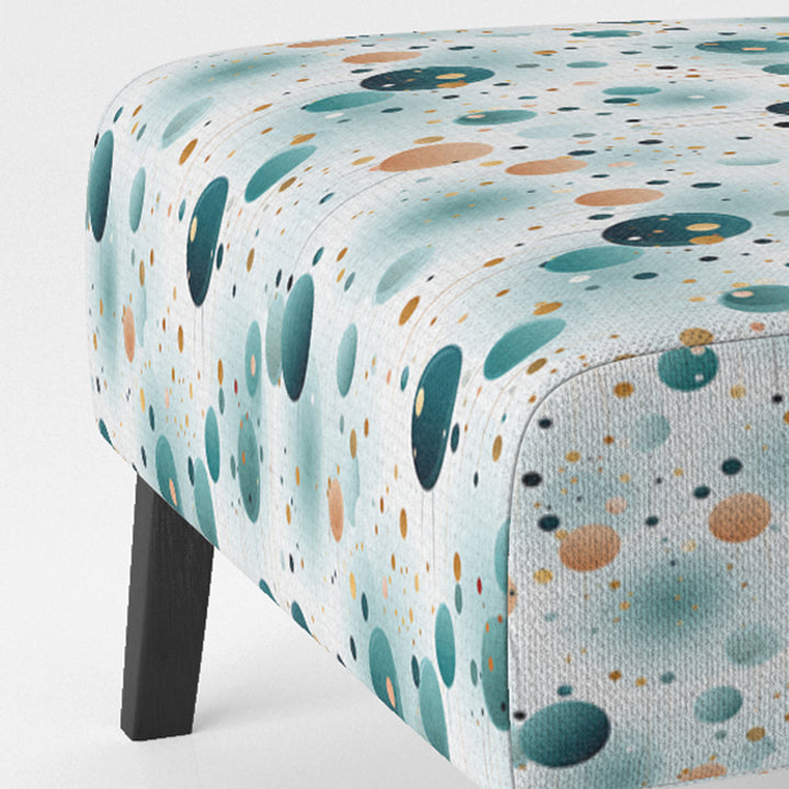 Mystic Enchantment Polka Dots Pattern - Modern Accent Side Chair