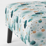 Mystic Enchantment Polka Dots Pattern - Modern Accent Side Chair