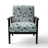 Mystic Enchantment Polka Dots Pattern - Modern Accent Side Chair