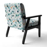 Mystic Enchantment Polka Dots Pattern - Modern Accent Side Chair