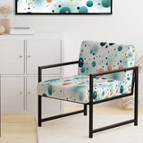 Mystic Enchantment Polka Dots Pattern - Modern Accent Side Chair