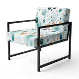 Mystic Enchantment Polka Dots Pattern - Modern Accent Side Chair