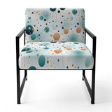 Mystic Enchantment Polka Dots Pattern - Modern Accent Side Chair
