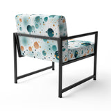 Mystic Enchantment Polka Dots Pattern - Modern Accent Side Chair