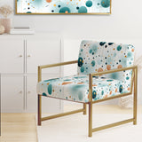 Mystic Enchantment Polka Dots Pattern - Modern Accent Side Chair