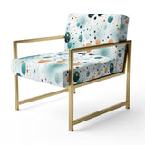 Mystic Enchantment Polka Dots Pattern - Modern Accent Side Chair