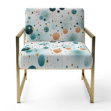 Mystic Enchantment Polka Dots Pattern - Modern Accent Side Chair