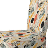 Tribal Essence Polka Dots Pattern- Upholstered Accent Chair