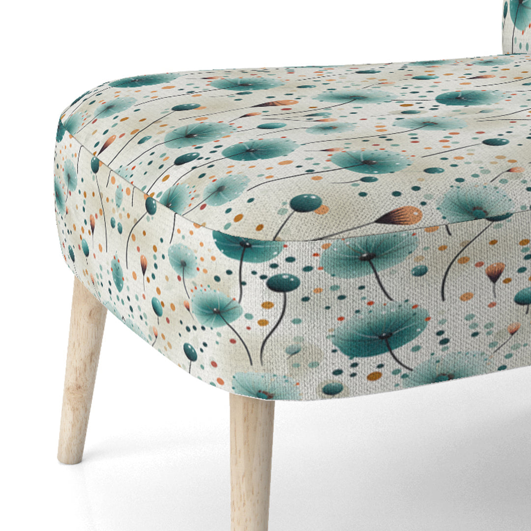Dreams Polka Dots Pattern - Modern Accent Slipper Chair