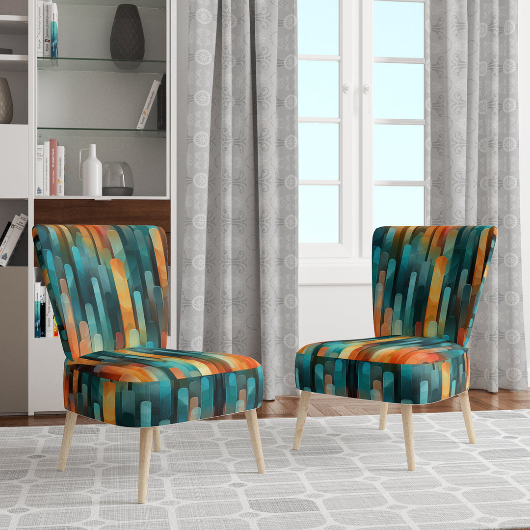 Popart Abstract Popsicle Parade - Modern Arm Chair