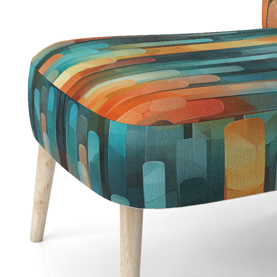 Popart Abstract Popsicle Parade - Modern Arm Chair