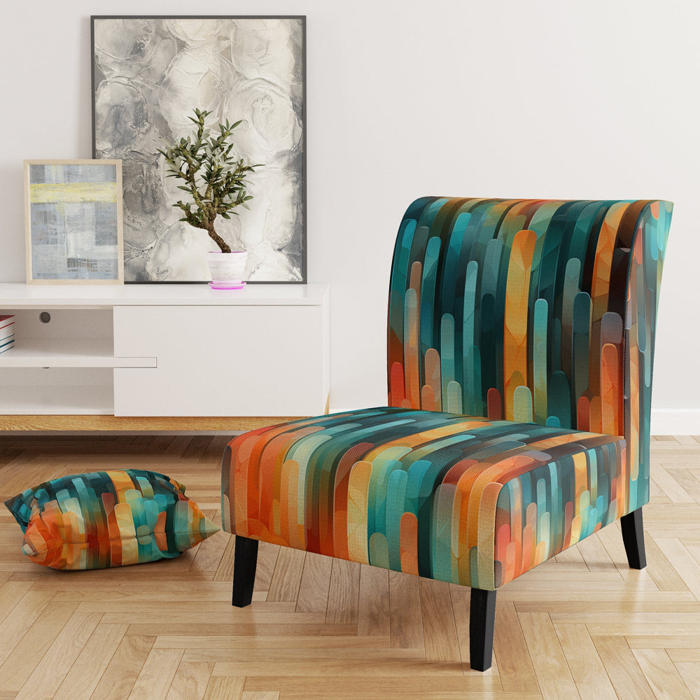 Popart Abstract Popsicle Parade - Modern Arm Chair