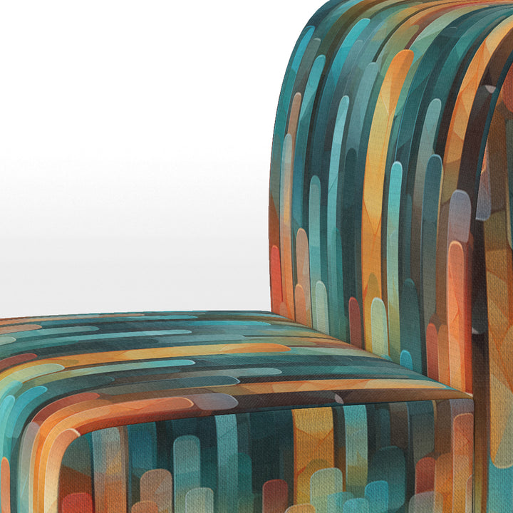 Popart Abstract Popsicle Parade - Modern Arm Chair