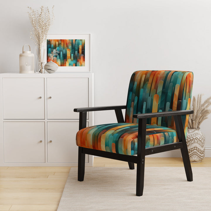 Popart Abstract Popsicle Parade - Modern Arm Chair