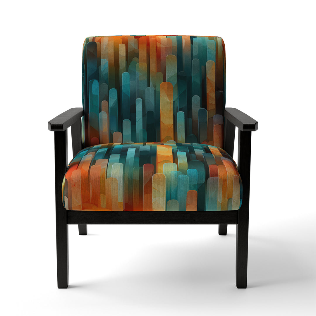 Popart Abstract Popsicle Parade - Modern Arm Chair