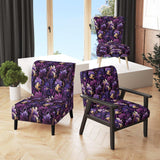 Deep Purple Royal Ragdolls- Upholstered Accent Chair