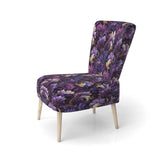 Deep Purple Royal Ragdolls- Upholstered Accent Chair