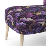 Deep Purple Royal Ragdolls- Upholstered Accent Chair