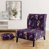 Deep Purple Royal Ragdolls- Upholstered Accent Chair