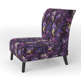 Deep Purple Royal Ragdolls- Upholstered Accent Chair