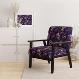 Deep Purple Royal Ragdolls- Upholstered Accent Chair