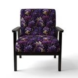 Deep Purple Royal Ragdolls- Upholstered Accent Chair