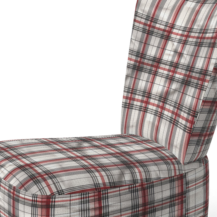 Rustic Farmhouse Plaid - Vintage Accent Slipper Chair