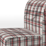Rustic Farmhouse Plaid - Vintage Accent Slipper Chair